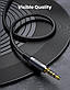 Аудіо кабель UGREEN 3.5mm 4-Pole M/M Audio Cable Alu Case 1m, фото 7