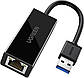 Адаптер UGREEN USB 3.0 Gigabit Ethernet Adapter (Black), фото 3