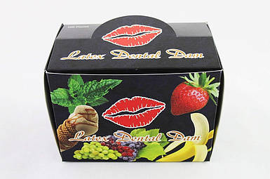 Набір латексних серветок Latex Dental Dams Assorted 100 шт.