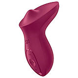 Вібратор для клітора з перлинною стимуляцією Satisfyer Exciterrr Berry, 2 незалежні мотори - SX1218, фото 2