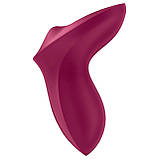 Вібратор для клітора з перлинною стимуляцією Satisfyer Exciterrr Berry, 2 незалежні мотори - SX1218, фото 4