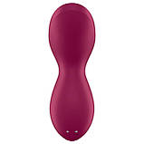 Вібратор для клітора з перлинною стимуляцією Satisfyer Exciterrr Berry, 2 незалежні мотори - SX1218, фото 5