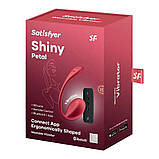 Смарт-віброяйце Satisfyer Shiny Petal Connect App, керування зі смартфона, пульт ДК - SX1220, фото 5