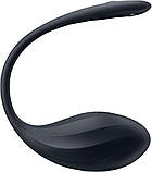 Смарт-віброяйце Satisfyer Ribbed Petal Connect App Black, керування зі смартфона, пульт ДК - SX1221, фото 3