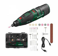 Гравер (Набір гравера) Parkside 12 В 1,3 Ач Гравірувальна машинка для гравіювання, Ручні Гравери та насадки