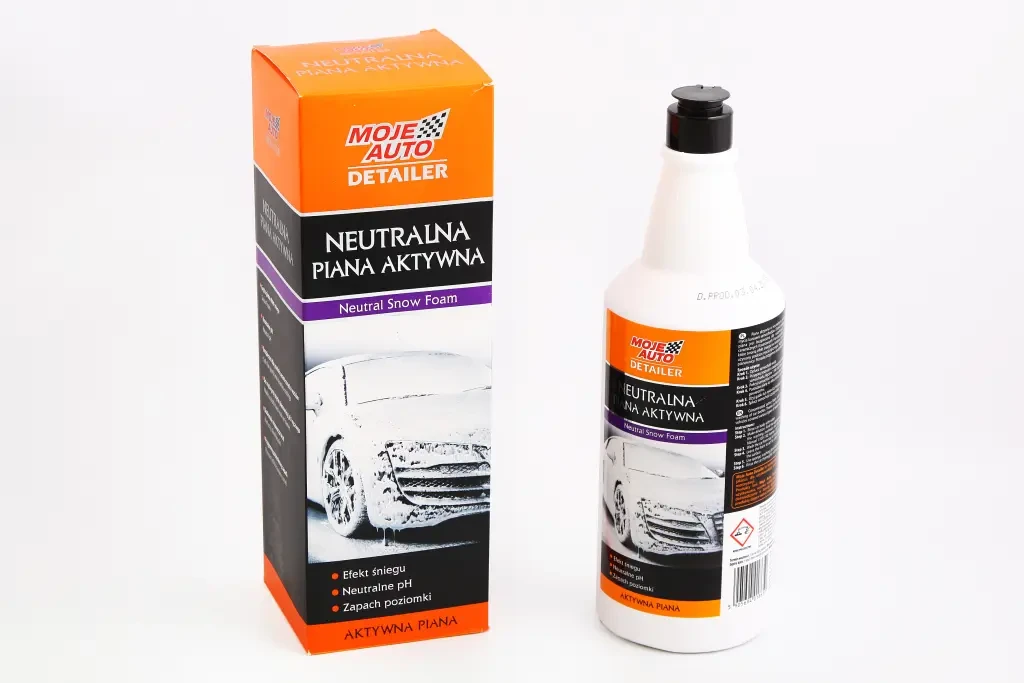 Автошампунь для безконт. мийки Активна Піна 1л Moje Auto Detailer 1:3-15 в уп., фото 1