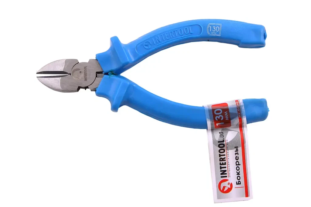Бокорізи 130 мм Intertool пластик. рукоятка, фото 1