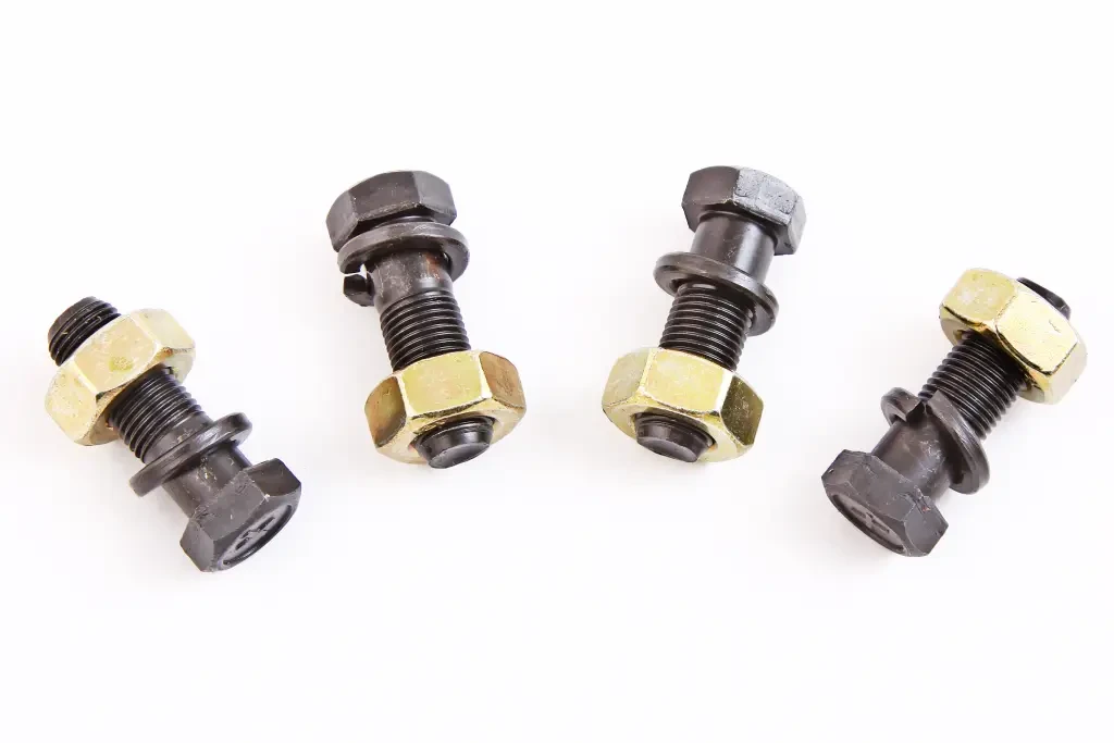 Болт карданного вала ГАЗ-24 М10*30 в зборі чорний Flagmus (гайка, гровер) (4 шт.), фото 1