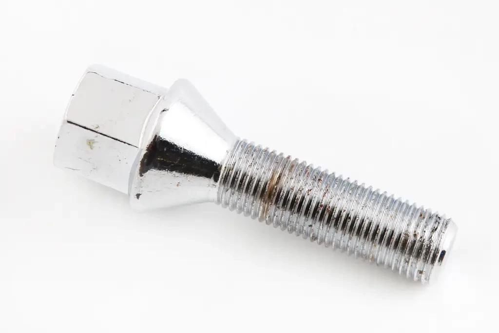 Болт колеса 2112 на титани хром. Walline ключ на 17 (довгий), фото 1