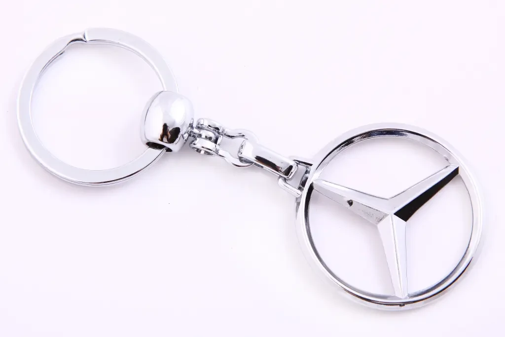 Брелок метал. Mercedes срібл. (емблема), фото 1