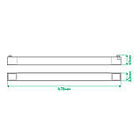 Трековий світлодіодний світильник Ardero AL122 30W 4000К IP40 чорний, фото 3