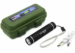 Ліхтар кишеньковий POLICE BL-517XPE акум.(корпус авіаційний алюміній) (4788) (88-517)