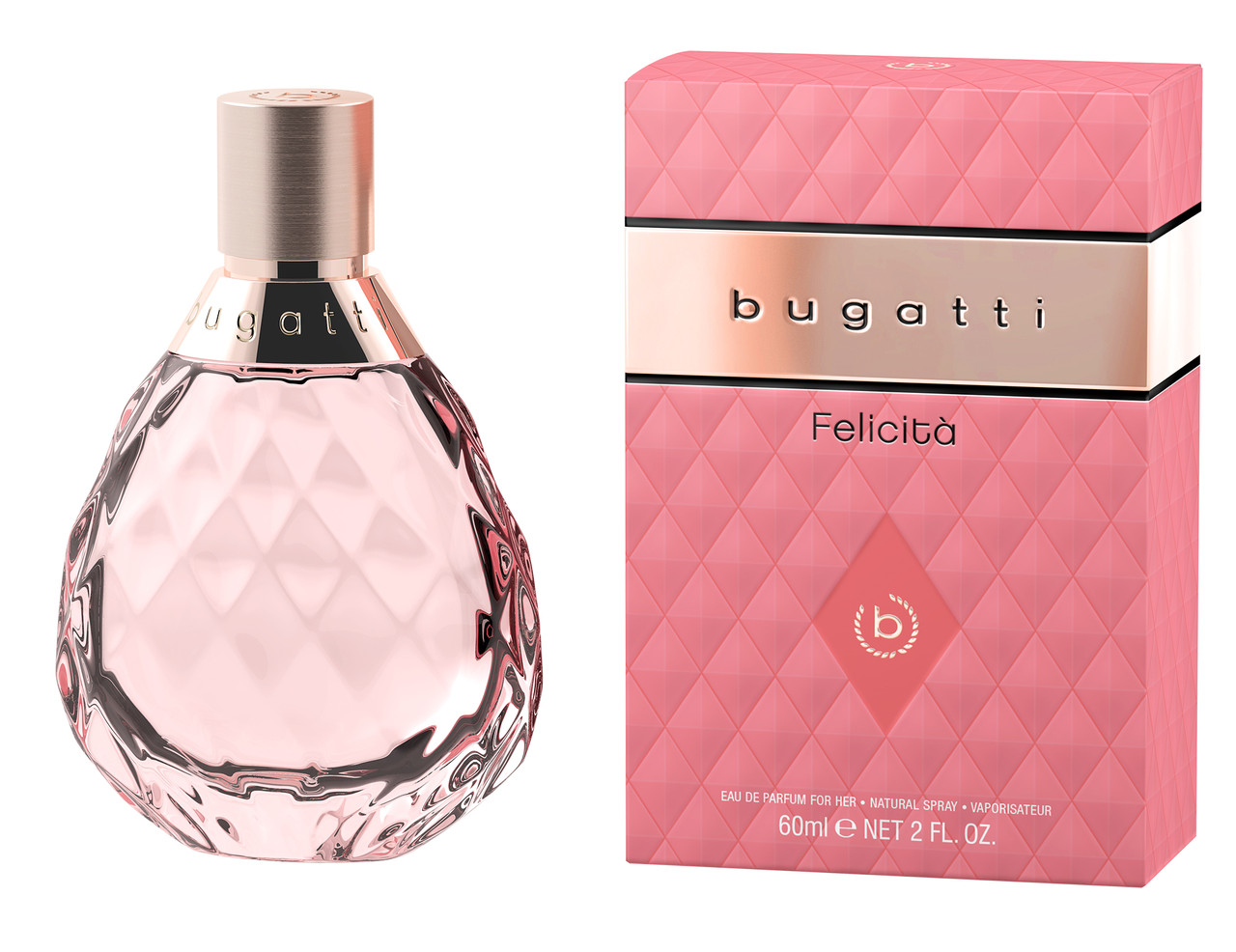 Парфумована вода для жінок Bugatti " Felicita Rosa ", 60 мл, фото 1