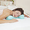 BEAUTY SET - ортопедична подушка для сну під голову Beauty Balance®ТЕНСЕЛ (FACE PILLOW №1) блакитний, фото 4