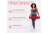 Килимок для йоги та фітнесу TPE+TC 6 мм + Чохол, Фітнес килимок для спорту двошаровий yoga mat, Каремат спорт, фото 5