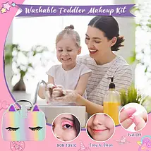 Дитячий набір косметики для макіяжу для дівчинки, MakeUP Cosmetic Box XXL, фото 4