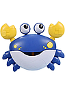 Іграшка для купання Bubble Crab Q2Y музичний генератор піни Синій краб, фото 3
