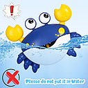 Іграшка для купання Bubble Crab Q2Y музичний генератор піни Синій краб, фото 5