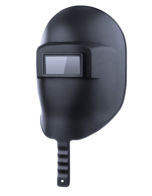 Щиток зварника з ручкою, термостійкий пластик, змінний фільтр 102×50 мм, фото 1