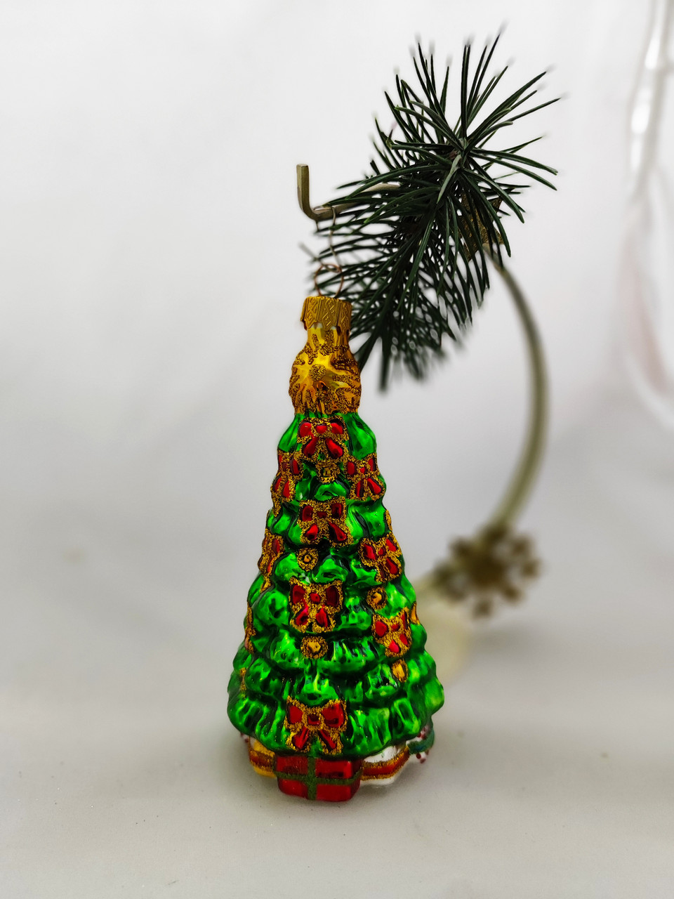 Новорічна іграшка "Ялинка велика зелена"