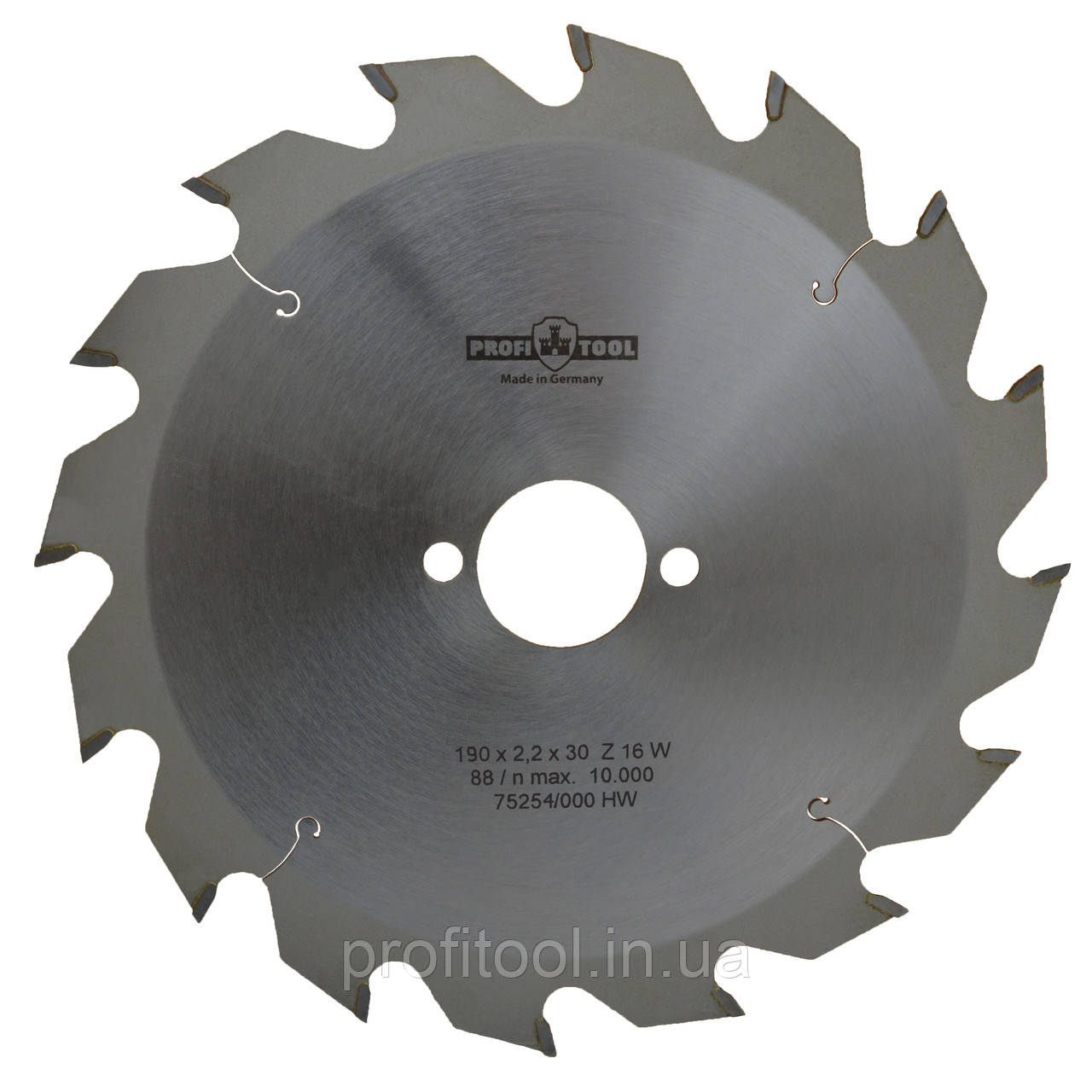 Диск пиляльний PROFITOOL - 190х2,2х1,4х30 мм Z=16, W (ATB) (2119002)