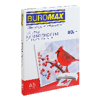 Плівка для ламінування Buromax глянсова  A5 (154х216мм), 100шт.