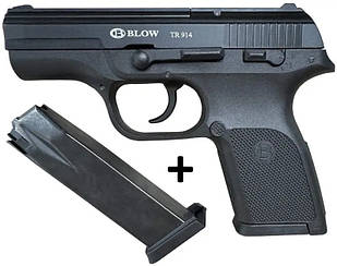 Стартовий пістолет Blow TR 914 Black + магазин