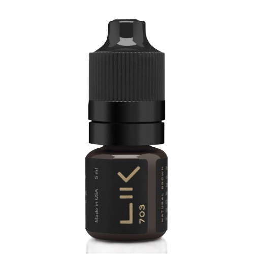 Пігменти для татуажу LIK 703 NATURAL BROWN BROWS, 5 мл