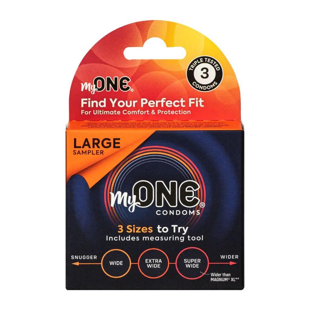 Презервативи MyONE Large Sampler 3 шт., картонна коробка