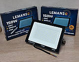 Прожектор світлодіодний Нептун LMP103-150 LEMANSO 150W 6500K IP65 9000Lm вуличний світильник LED освітлення, фото 7