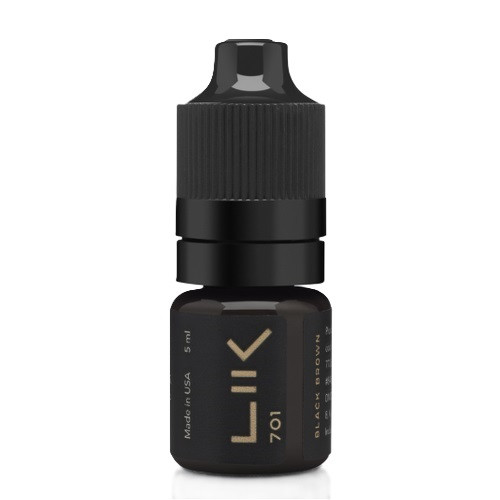 Пігменти для татуажу LIK 701 BLACK BROWN BROWS, 5 мл