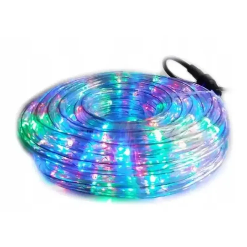 Світлодіодна гірлянда шланг Дюралайт 100 м вулична, з перемикачем р, мультиколор, білий, теплий білий