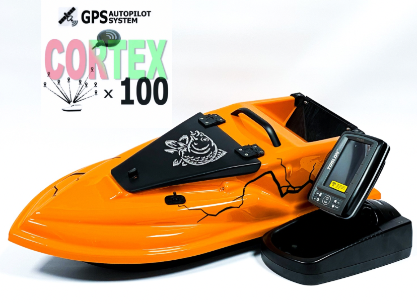 GPS (MaxiCortex) Ехолот Toslon TF520 Прикормочний кораблик Фурія Шторм