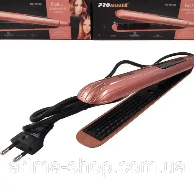 Праска гофре для волосся ProMozer 7073B, Потужність 30 Вт (MZ 7073B Gohfre)
