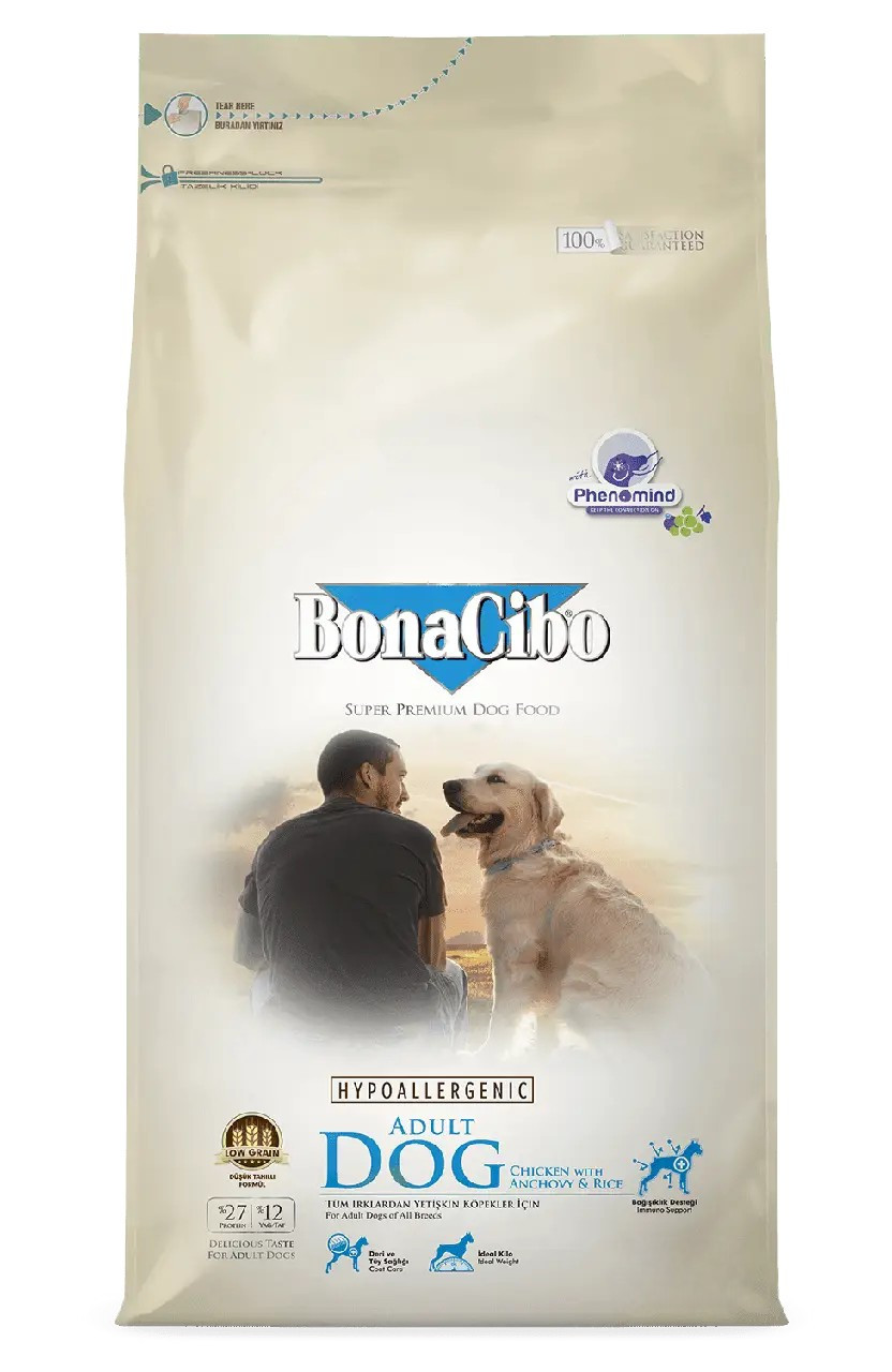 BonaCibo (Бонасибо) Dog Adult Chicken & Rice сухий корм для собак з куркою