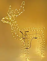 Новорічна світлодіодна фігура з дюралайту Середня Олень 70 см, фото 4