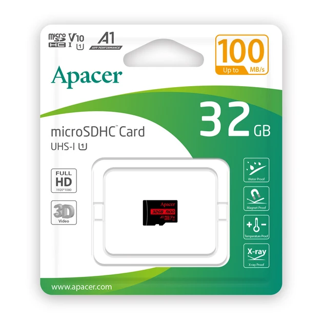 Карта пам'яті microSDXC Apacer 32 GB class 10 UHS-1