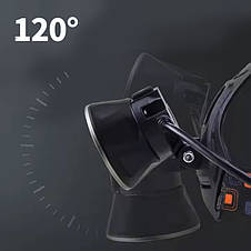 Ліхтар налобний CT021 10+1 ULTRA LED, 3x18650, power bank, ЗУ Type-C, фото 4
