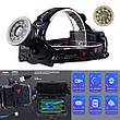Ліхтар налобний CT021 10+1 ULTRA LED, 3x18650, power bank, ЗУ Type-C, фото 7