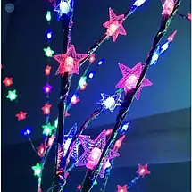 Гірлянда дерево світлодіодне 72 LED на стійці 1.5 м, фото 4