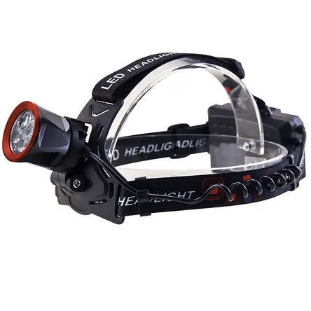 Ліхтар налобний CT021 3+1 ULTRA LED, 3x18650, power bank, ЗУ Type-C, фото 1