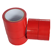 Скотч для ремонту тенту HF 80мм * 5м, стрічка для тентів, брезенту, наметів і прорезинених тканин, червоний, фото 4