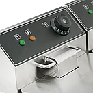 Фритюрниця HURAKAN HKN-FT66N подвійна 6+6 л, фото 2