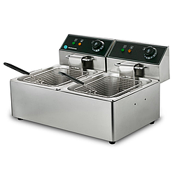 Фритюрниця HURAKAN HKN-FT66N подвійна 6+6 л