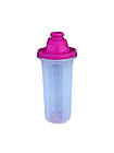 Шейкер прозорий 0,7л Pink, фото 4