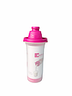 Шейкер прозорий 0,7л Pink, фото 5