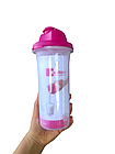 Шейкер прозорий 0,7л Pink, фото 8