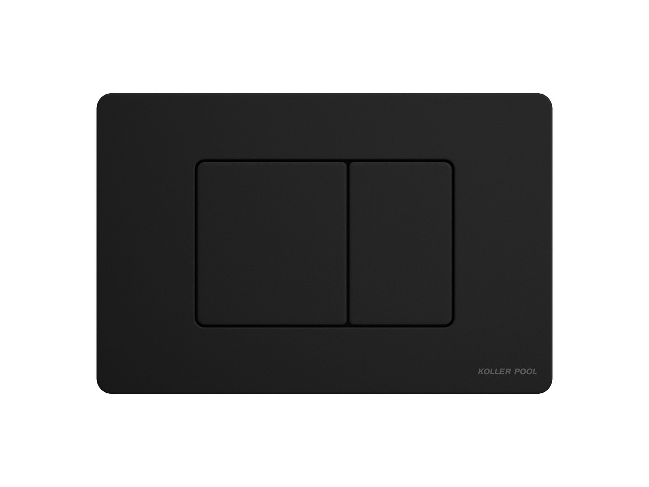 CUBE M панель змиву чорна black matt