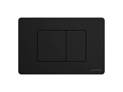 CUBE M панель змиву чорна black matt, фото 1