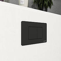 CUBE M панель змиву чорна black matt, фото 3